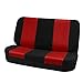 FH Group FH-FB102R010 Classic Bench Car Seat Cover Red/Black