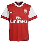 ARSENAL Junior 2010/2011 Home Football Shirt, Red/White, S