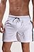 CALVIN KLEIN Medium Drawstring Badeshorts (weiss)