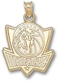 Dallas Mavericks 14K Gold Logo 5/8'' Pendant
