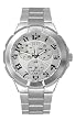 GUESS #G10179G Men's Waterpro Stainless Steel Silver Dial Calendar Watch
