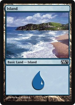 Magic: the Gathering - Island (236) - Magic 2012 - Foil