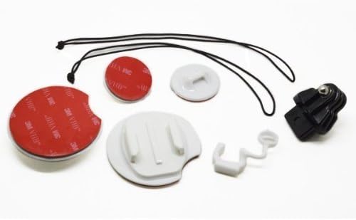 Surf mounts pack tethers surfboard mounts for Gopro Hero4/3+/3/2/1 Cameras-WHITE