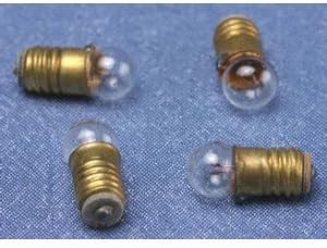 Dollhouse 3v Rnd Srew Bulbs, 4/pk