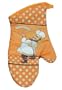 Fat Italian Chef Oven Mitt Hot Pad Pot Decor Kitchen Set of 2