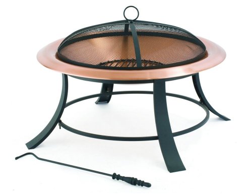 Tepro 01391 Feuerstelle "Copper Mountain" - Deluxe Feuerstelle Kupfer 74 cm &Oslash;