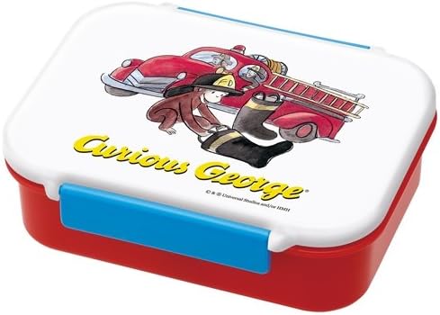 Curious George (Curious George) lunch box fire truck 11006k [2016 lunch box admission admission preparation excursion goods child]