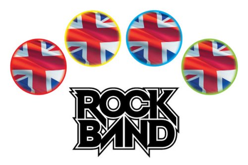 Childrens Toyshop  Video Games : Rock Band Drum Skins: Union Jack (Xbox 360/PS3)