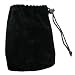 Motorola OEM Multipurpose Black Velvet Pouch with Drawstring for storing Car Charger, Travel Charger, Bluetooth Speaker, Calculators, PDAs and Car Kits