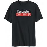 T-Shirt Mens Black  Reggaeton ON AIR  Music