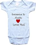 SOMEONE IN AUSTIN LOVES ME - AUSTIN BABY - City Series - White, Blue or Pink Onesie / Baby T-shirt