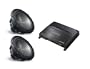 2 KENWOOD KFC-W3012 (12 inch 1200 Watt Subwoofers) & KENWOOD KAC-8105D (Mono Channel Amplifier) PACKAGE DEAL