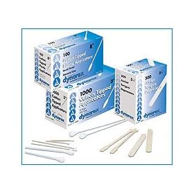 Cotton Tip Applicator 6" Sterile - 10 boxes of 100/1's(1000)/Case