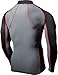 TM-T12-KGRZ_Small j-M Tesla Men's Cool Dry Compression Baselayer Mock Long Sleeve T Shirts T12