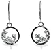 Sterling Silver 0.54 CTW Cobblestone CZ Earrings