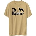 T-Shirt Sand " The Dogfather Borzoi " Dog