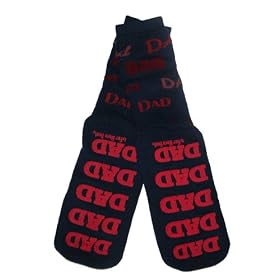 Buy For Bare Feet Super High Quality, Thick Personalized Slipper Socks (Dad, Mom, Grandpa,... by For Bare Feet