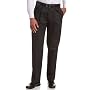 Haggar Men's Work To Weekend Expandable Waist Pleated Twill Pant