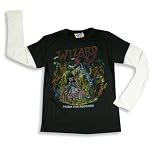Junk Food - Girls Long Sleeve Wizard of Oz Tee Shirt, Black, White