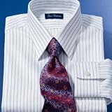 Blue Dash Stripe Dress Shirt
