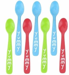 Especially for Baby BPA Free Spoons 7-Pack - Red/Blue/Green
