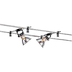 Einzel-Seilspot dreh- und schwenkbar "TC-52" 35W in Schwarz
