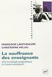 La Souffrance des enseignants