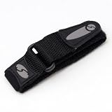 Voguestrap TX448061 Allstrap 16-20mm Black Adjustable-Length Fits Expedition Fastwrap Watchband