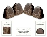 Acoustic Audio RS8CB-4PKG (4) Brown 300 Watt Outdoor Rock Speakers