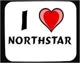 I Love Northstar Decorated Mouse Pad