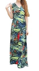 V-neck Stretchy Sleeveless Viscose Maxi Dress 