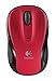 Logitech V220 Cordless Optical Mouse for Notebooks (Scarlet Red)