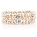 Regina's Freshwater Pearl Bracelet - Peach