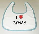 Baby Bib with I Love Ryman