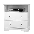 Wood Entertainment Center - White
