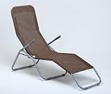from Lifestyle Checkout GARDEN SUN LOUNGER, SUN BED, RECLINER, GARDEN FURNITURE  MOCHA