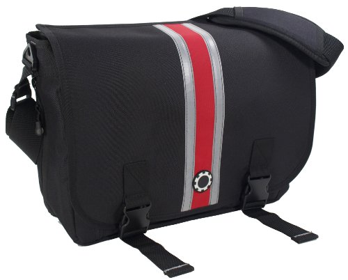 DadGear Messenger Diaper Bag Center Stripe