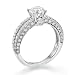 Diamond Engagement Ring in 14K Gold / White - Certified, Round, 1.56 Carat, F Color, SI1 Clarity