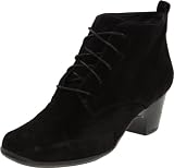 Clarks Women’s Leyden Bell Boot,Black Suede,9 W US