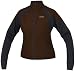 GORE BIKE WEAR Women's Alp-X Zip-Off Lady Jacket,Mocha Brown/Black,XX-Large