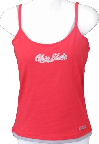Buy Women`s Ohio State Buckeyes Home Stretch Faux Double Layered Camisole