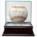 Alfonso Soriano Autographed/Hand Signed MLB Baseball- MLB Holo w/ #12 w/ Glass Case