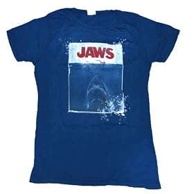 TS330 Jaws Movie Poster Juniors T-Shirt
