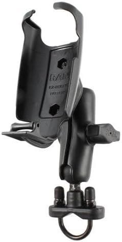 RAM Handlebar Rail Mount with Zinc Coated U-Bolt Base for the Garmin Astro 320, GPSMAP 62, 62s, 62sc, 62st & 62stc