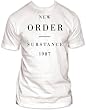 Mens New Order Substance 1987 Fitted Jersey T-shirt