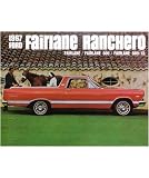 1967 FORD FAIRLANE RANCHERO Sales Brochure Book