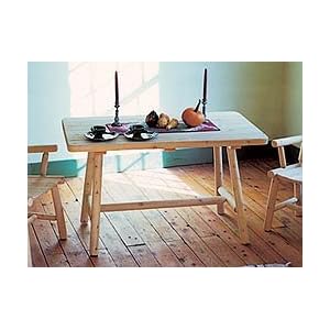Old Adirondack - OA-132 - Whitehall Dining Table - White Cedar - by 