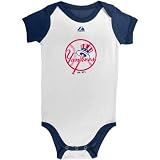 New York Yankees Newborn White MVP In Training Creeper