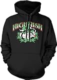 HighRish Sweatshirt, Funny Trendy Hot Smoking Marijuana Mens Pullover Hoodie
