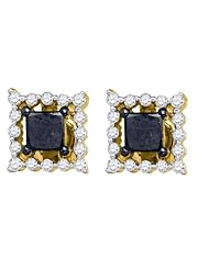 0.96CTW-DIA MICRO-PAVE EARRINGS